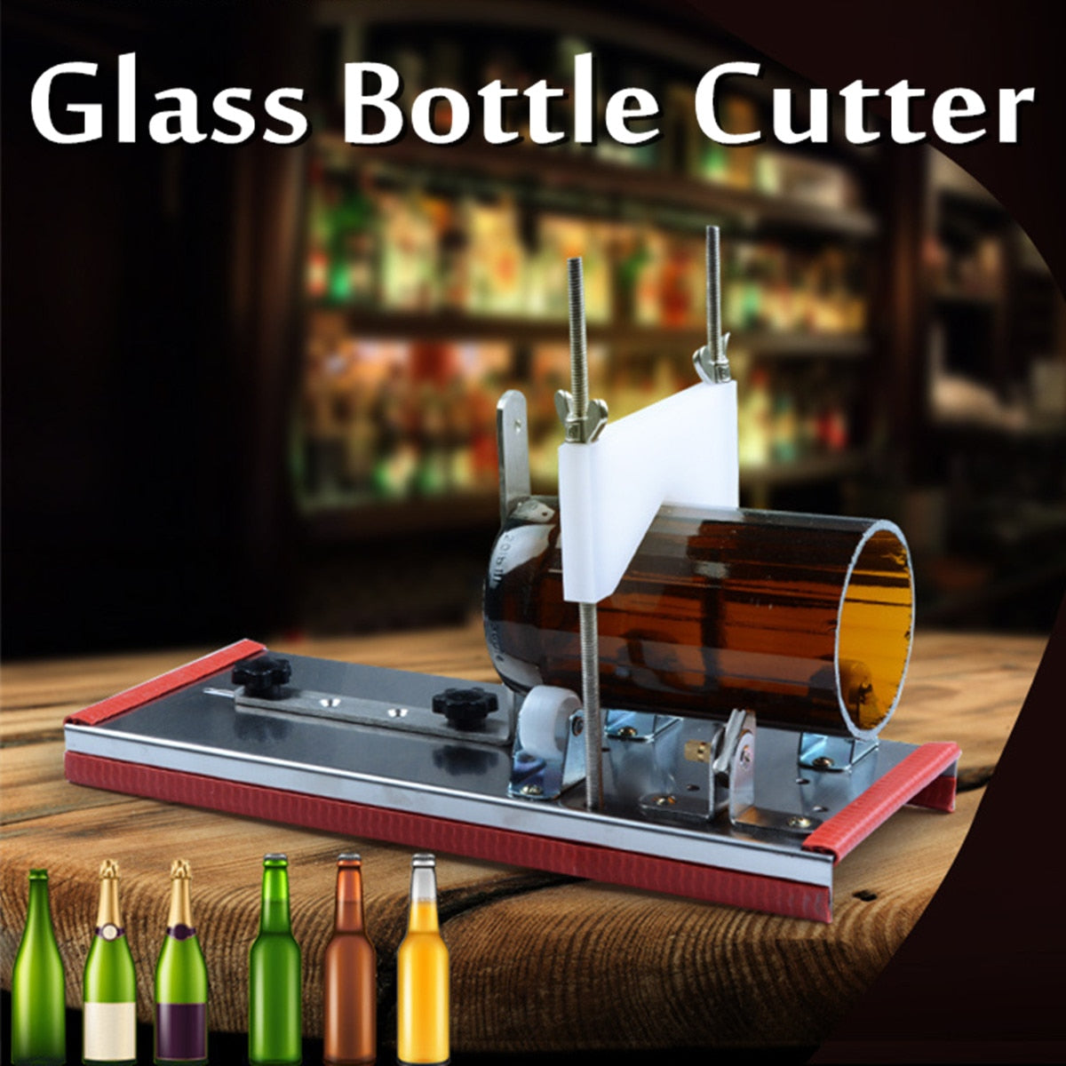 Glass Bottle Cutter Kit DIY Glass Cutter for Bottles Beer & Wines